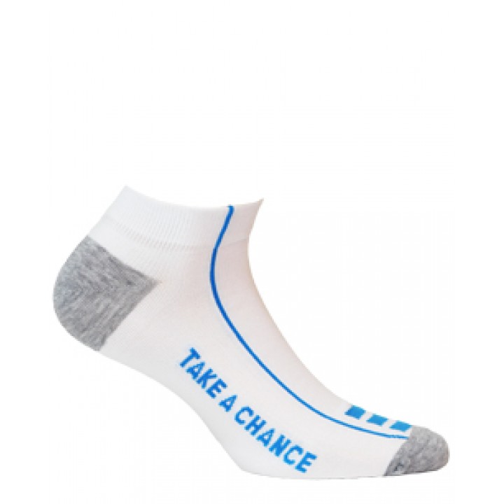 Мужские туфли с узором WOLA W997, белые, размер 44/46