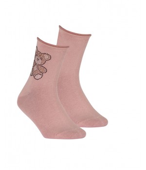 SKARP.WOLA DAMSKIE Z APLIKACJĄ W009 PINK