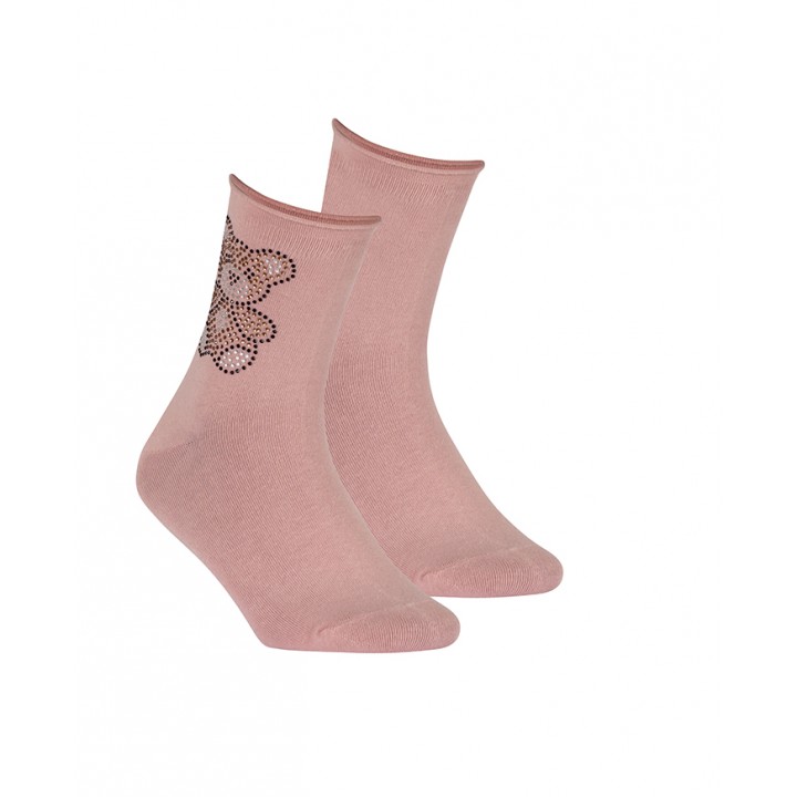 SKARP.WOLA DAMSKIE Z APLIKACJĄ W009 PINK