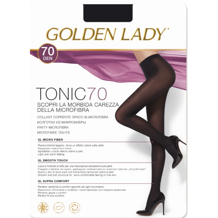 GOLDEN LADY TONIC TIGHTS 70 2 marrone
