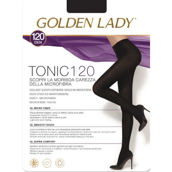 GOLDEN LADY TONIC TIGHTS 120 3 nero