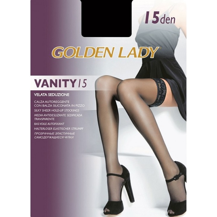 Панчохи "GOLDEN LADY VANITY" 15 1/2 білих