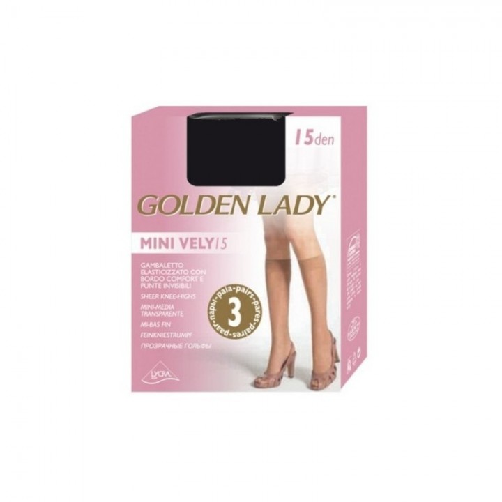 PODKOLANÓWKI GOLDEN LADY MINI VELY uniwersalny melon