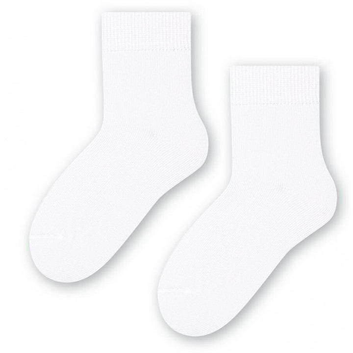 НОСКИ STEVEN 146 ДЕТСКИЕ 26-28 белые