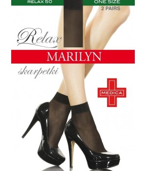 SKARPETY MARILYN PETKI RELAX 50 uniwersalny czarny