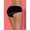 Трусики-слипы OBSESSIVE FRILLITA L/XL черные