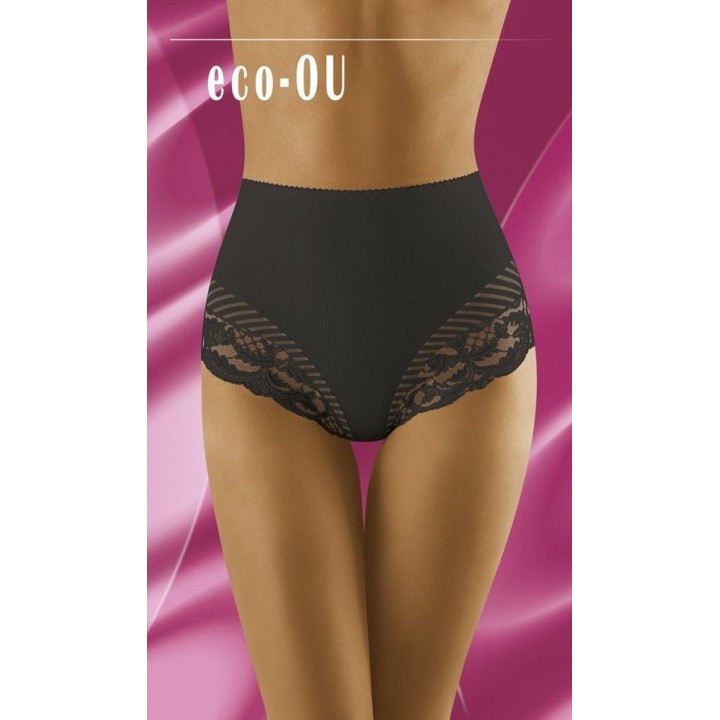 Черные трусы WOL-BAR ECO OU XXL