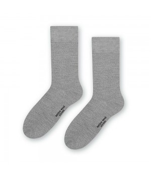 Чоловічі шкарпетки STEVEN 130 WOOL 41-43 меланж - сірі
