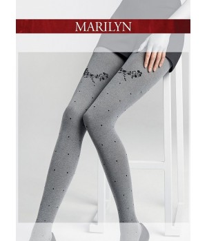 RAJSTOPY MARILYN ALLURE L01 1/2 czarny - szary