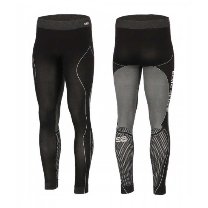 LEGGINSY GATTA THERMO MAN FUGO/BLANC M black-grey