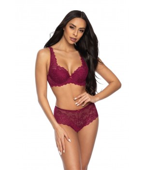 Бюстгальтер MAT M-053/22 CARMELA BURGUNDY 75C бордовий