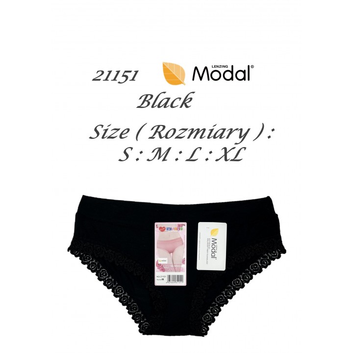 Труси DCPOLO 21151 CZA, мікс чорних