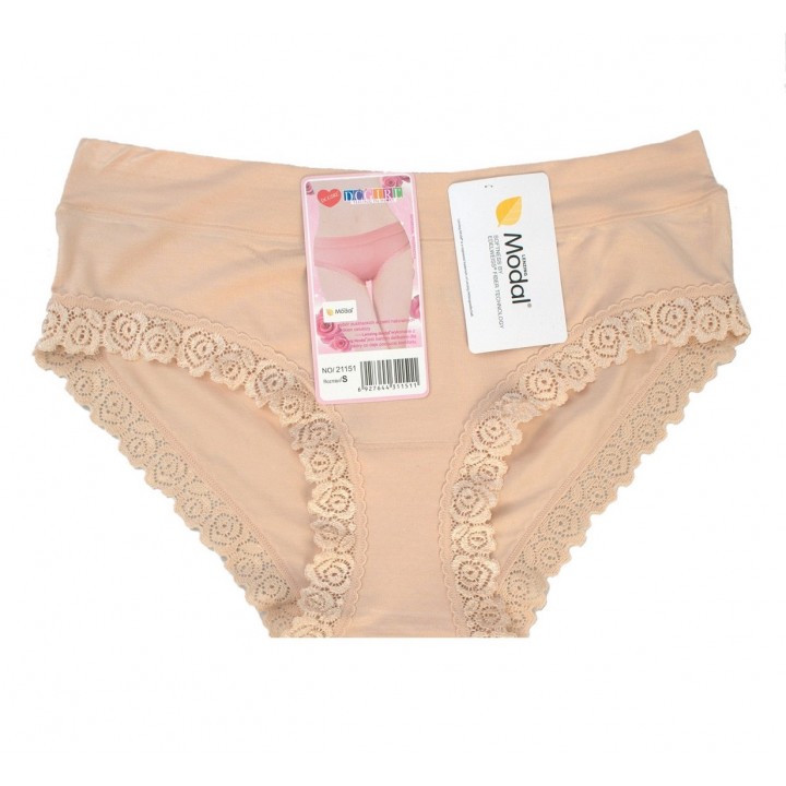 Труси DCPOLO 21151 BEIGE мікс бежевого кольору