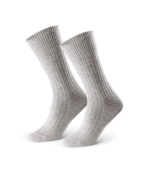 STEVEN 093 ЖЕНСКИЕ НОСКИ ШЕРСТЬ 35-37 серо-меланж