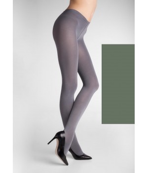 Колготки 3/4 кольору MARILYN MICRO SHINE 100 димчасто-зеленого кольору