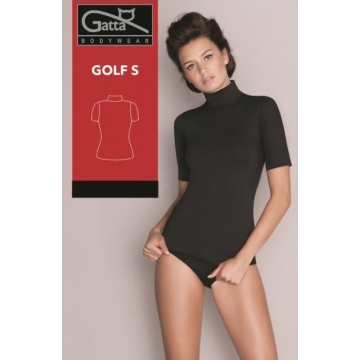 Футболка для гольфу GATTA, розмір S, чорний/XL
