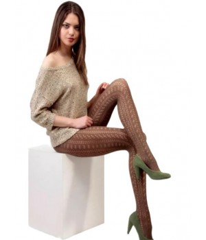 КОЛГОТКИ SESTO SENSO GIADA КОРИЧНЕВІ 1/2