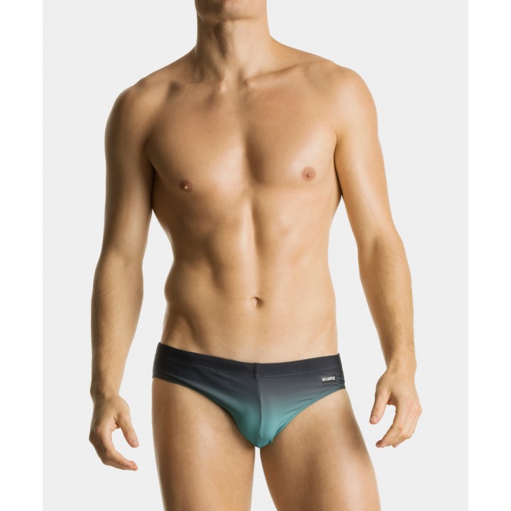 Купальник-бриф ATL.KMT-336 WL24 ЧОРНИЙ/ЗЕЛЕНИЙ/XXL