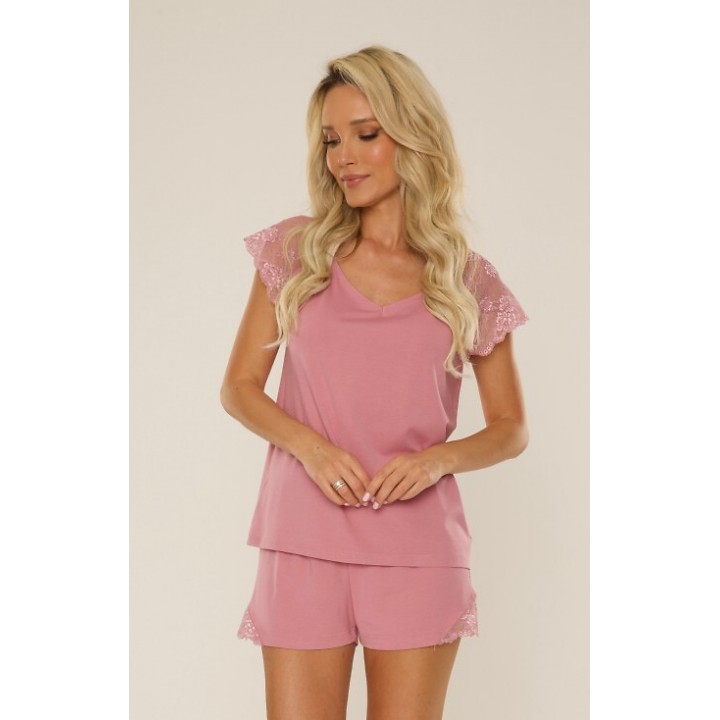 PIZAMA DE LAFENSE 625 DAGMARA КОРИЧНЕВО-РОЖЕВИЙ /л