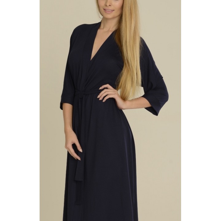 DE LAFENSE 892 VISA 3/4 BLACK/4XL BATHROBE