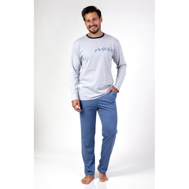 REGINA MEN'S PYJAMAS 466 J.MEL /XXL