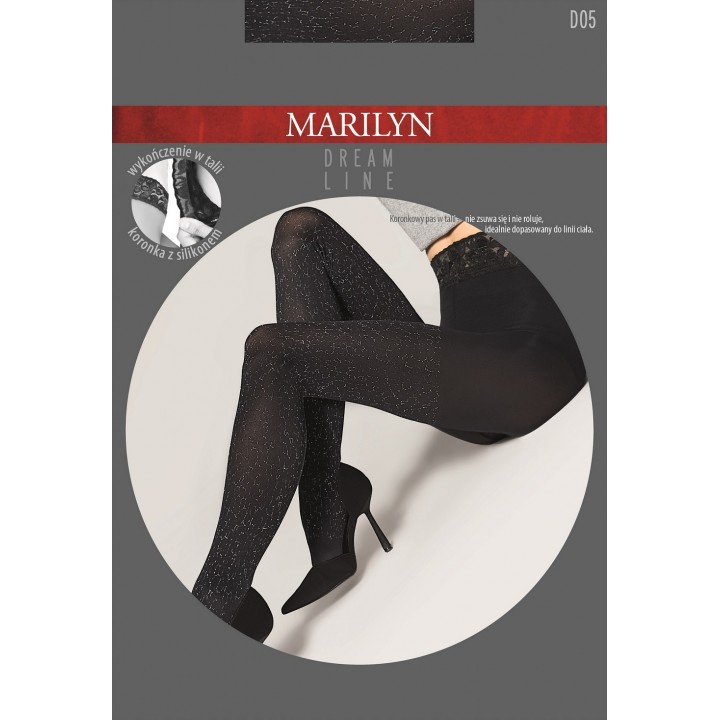 Колготки Marilyn Dream Line D05 чорні 3/4
