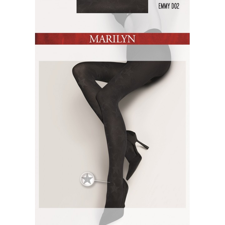 Колготки MARILYN EMMY D02 JZ25 ЧОРНІ 3/4