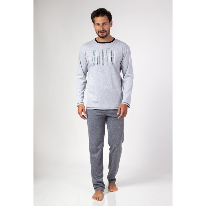 REGINA MEN'S PYJAMAS 472 J.MEL /XXL