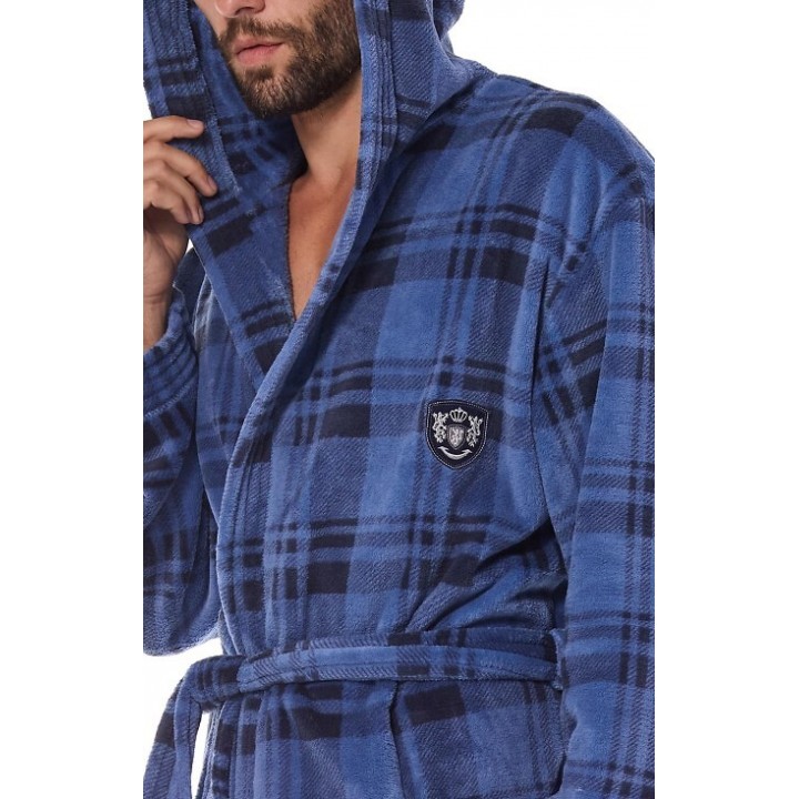 Мужской халат L&L 2457 PEDRO NAVY /L