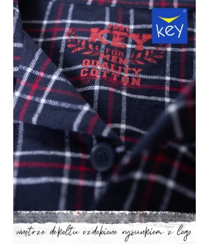 Піжама чоловіча фланелева піжама Key MNS-414 XL