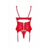 Комплект obsessive Amor Cherris corset S/M