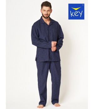 Пижама чоловича фланелевая пижама Key MNS-457 XL