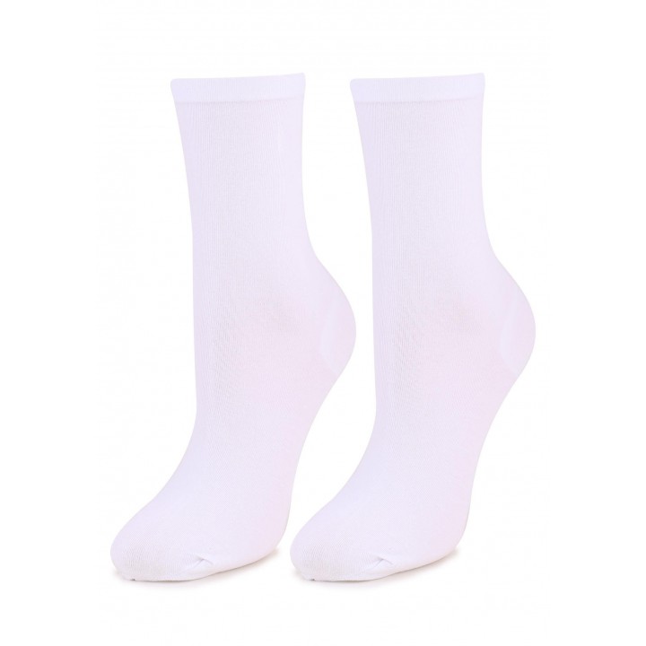 Жіночі гладкі шкарпетки жіночі Marilyn Forte 58 white 36-40