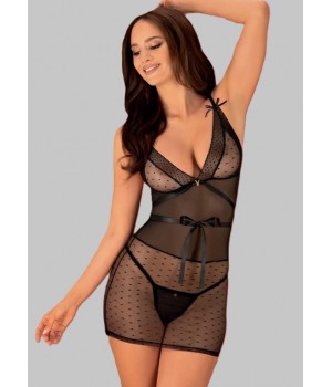 Компіляція сорочки та стрінгів Obsessive Bowessa S/M