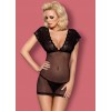 Комплект obsessive 821-CHE-1 chemise & thong S/M
