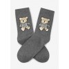 SKARP.MARILYN ANGORA WOMEN NO TERRY D39 D.GREY