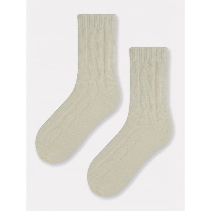 НОСКИ НОВИТИ SW002-W-02 ШЕРСТЬ J БЕЖЕВЫЙ 35-38