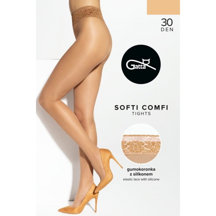 КОЛГОТКИ GATTA SOFTI-COMFI 30 GOLDEN /4