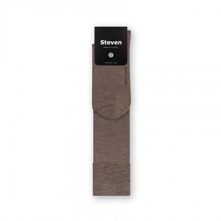 PODKOLANÓWKI STEVEN 008 WOOL BRĄZ MEL 44-46