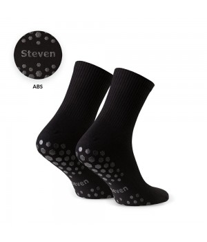 Чоловічі шкарпетки STEVEN 088 ABS, чорні, 41-43