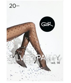 Колготки з візерунком GATTA SILVER PARTY W.14 3