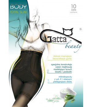 Классические гатты длиной до колена BODY TOTAL SLIM 10 DEN 4