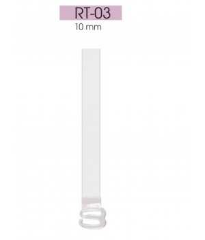 Бретели для бюстгальтера силіконові JULIMEX RT-03 SILIKON 10MM one size