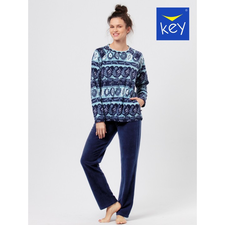 Panchohi женоча тепла флисовая пижама Key lhs-894 S