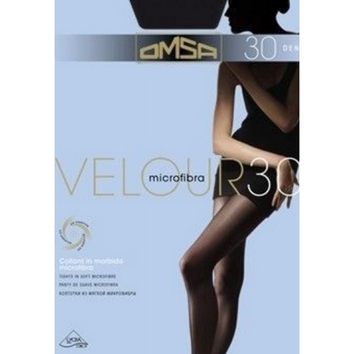 RAJSTOPY OMSA VELOUR 30 CARAMELLO XL