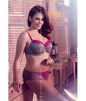 Trussocks kinga P-619/2 GISELE XL gray - pink
