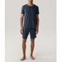 PIŻAMA ATLANTIC BNMP-005 WL25 DENIM/MEL /XXL