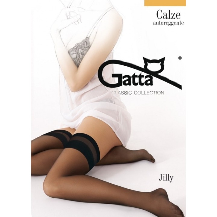 POŃCZOCHY GATTA JILLY STRETCH SAMONOŚNE BEIGE 3/4