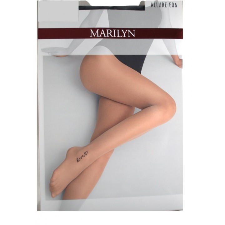 Колготки MARILYN ALLURE E06 ЧЕРНЫЕ 1/2