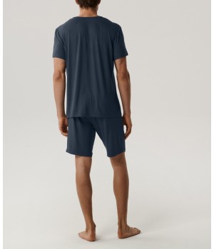 PIŻAMA ATLANTIC BNMP-005 WL25 DENIM/MEL /S
